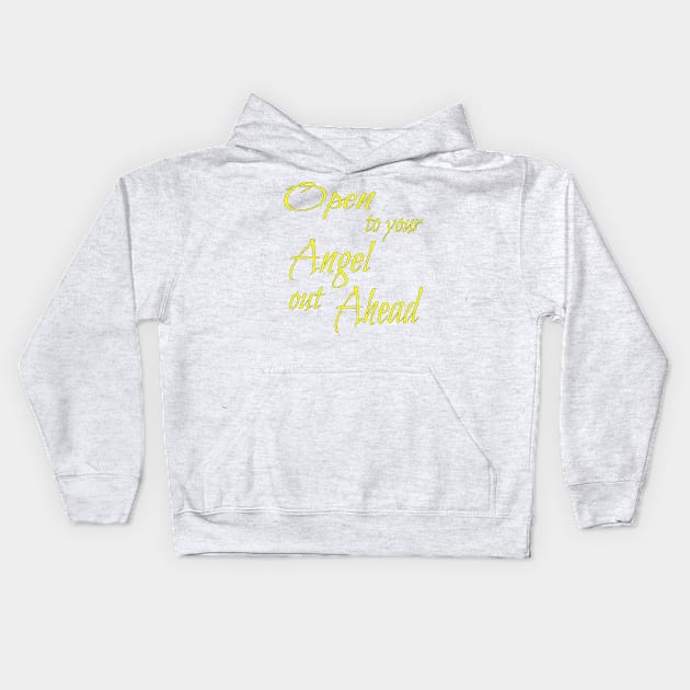 Angel Out Ahead Kids Hoodie by TomCheetham1952